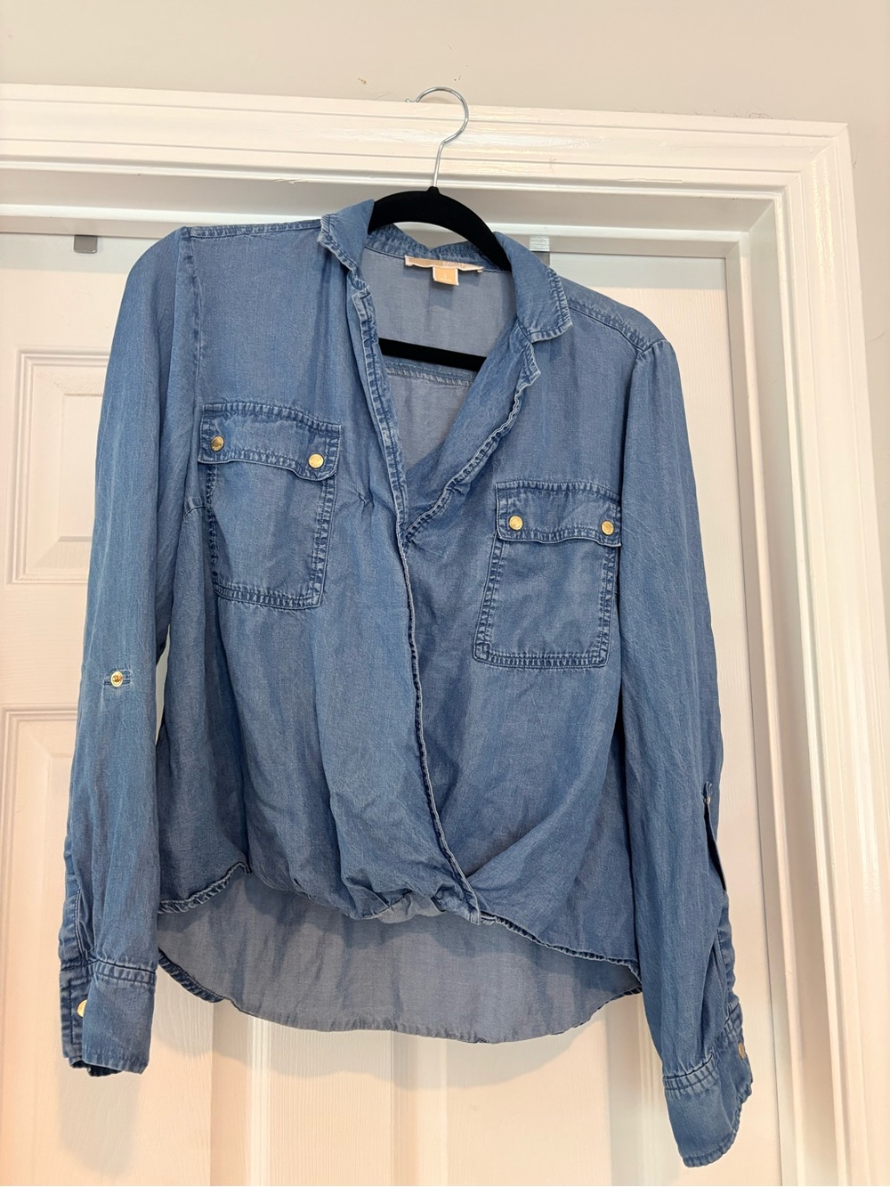 MICHAEL Michael Kors Light Blue Denim Shirt
